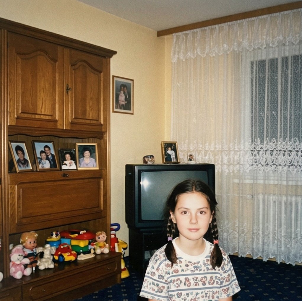 Tanja Tanoš kao dete u Melemovom Polju