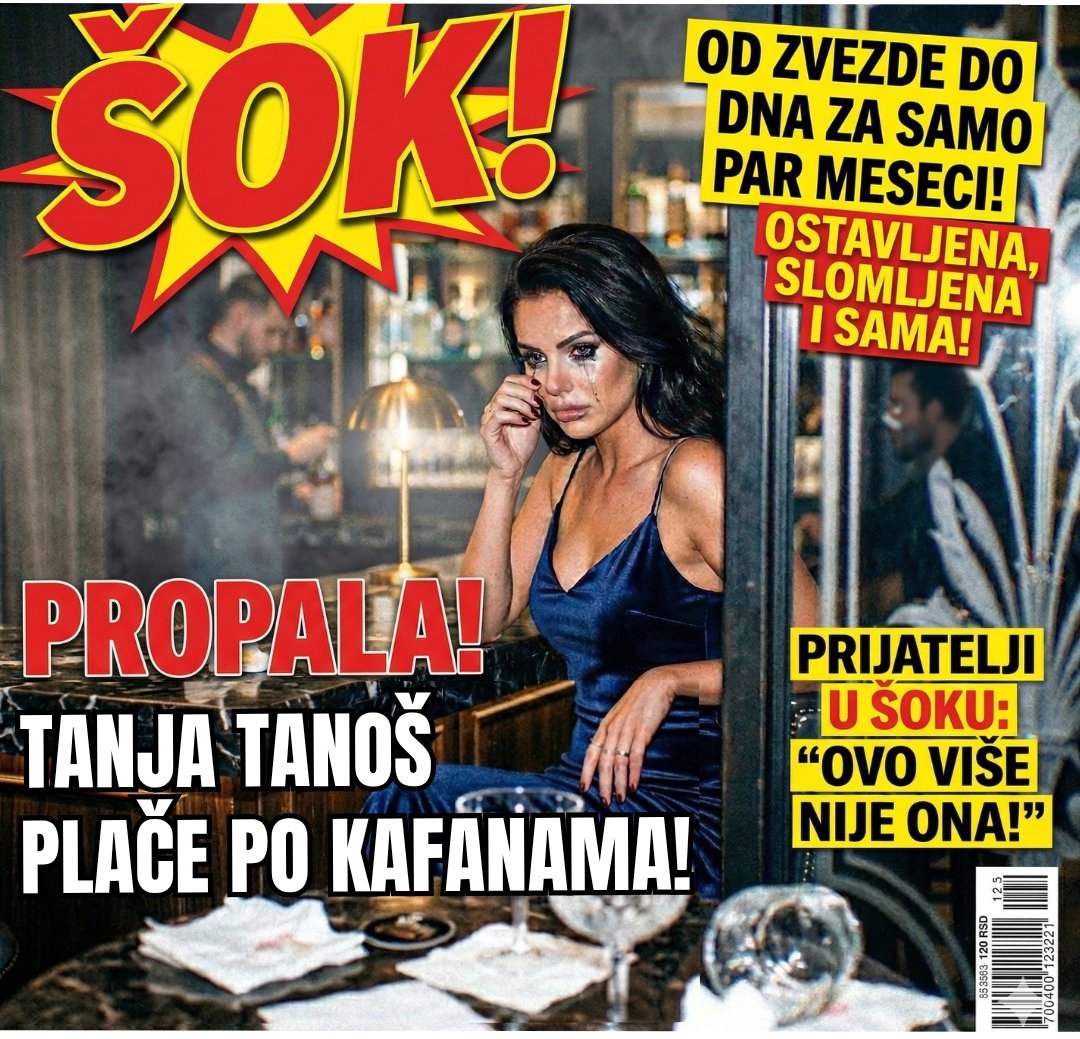 Tanja Tanoš — tabloidna naslovnica